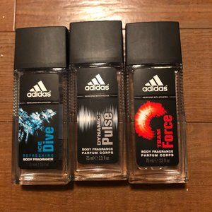 3 bottle of adidas cologne